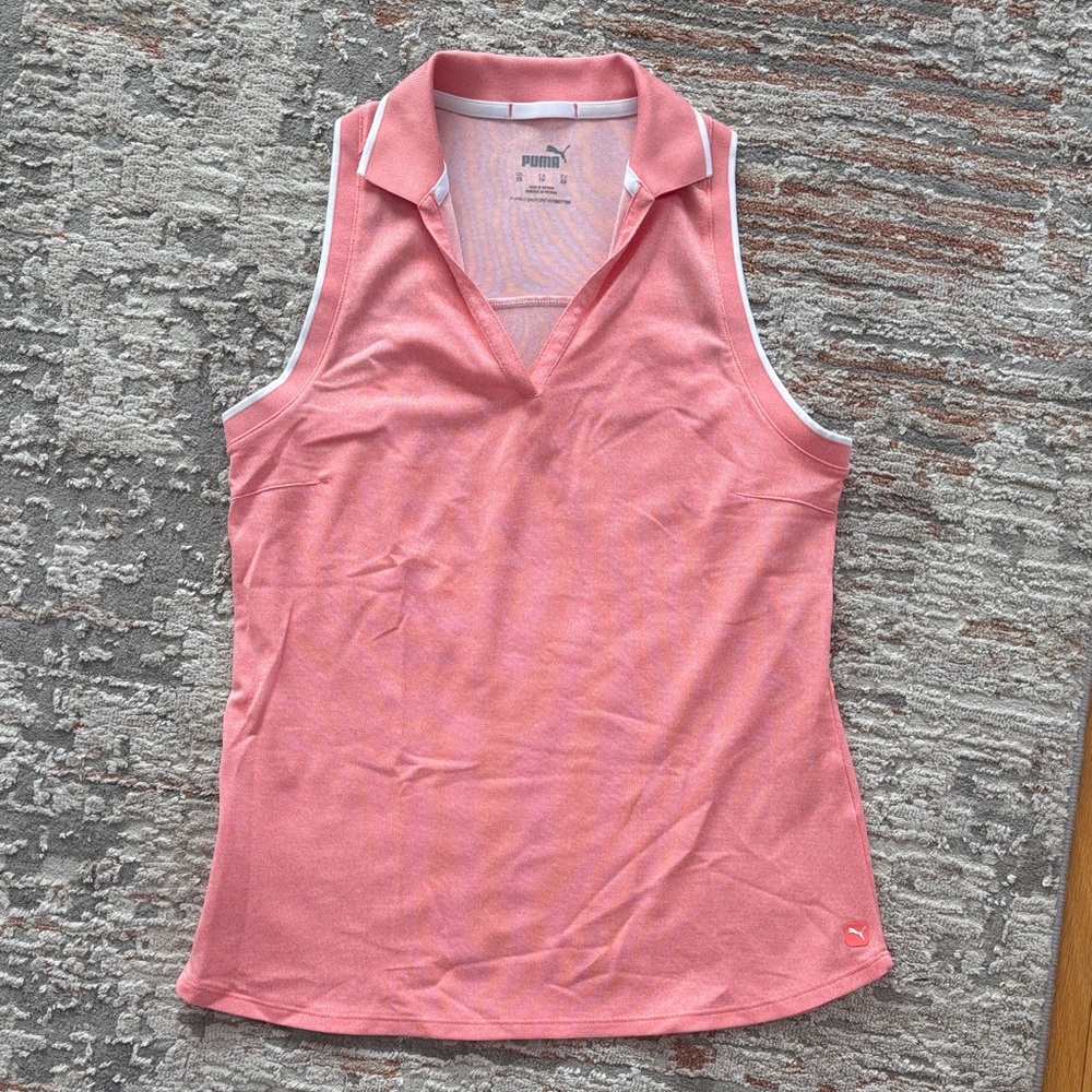 PUMA Golf Women's Coral Sleeveless Tank Top size XS